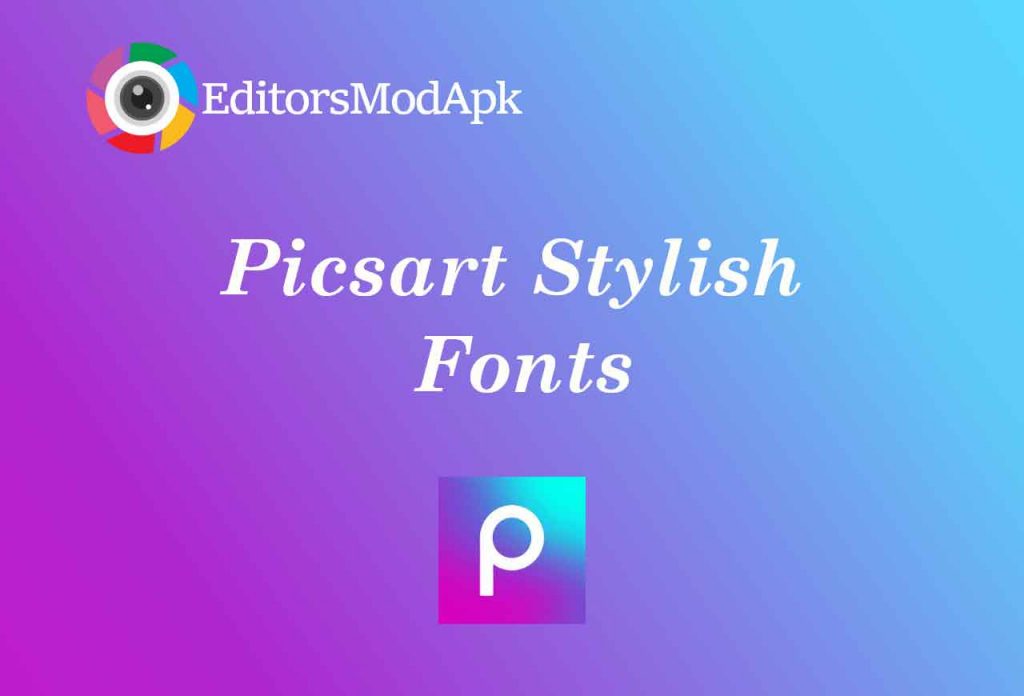stylish fonts for picsart